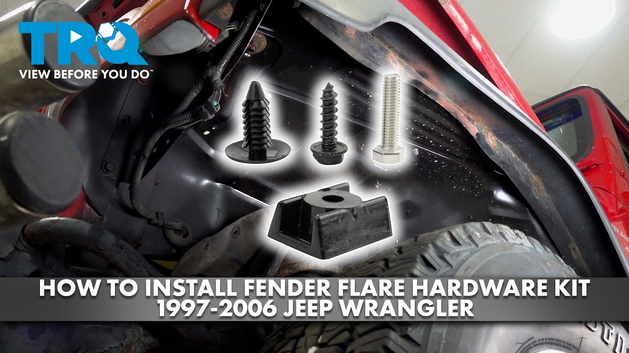 How to Install Fender Flare Hardware Kit 19972006 Jeep Wrangler 1A Auto