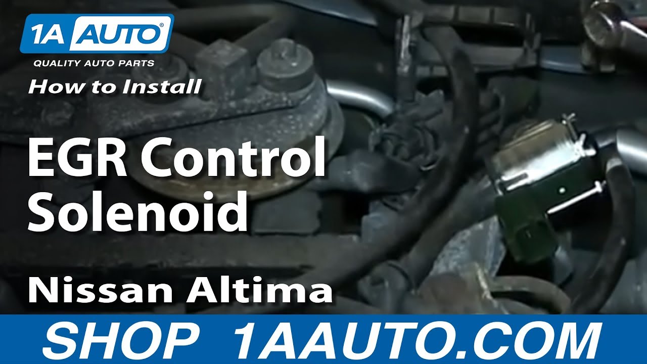 How to Replace EGR Control Solenoid Valve 19982001 Nissan Altima 1A Auto