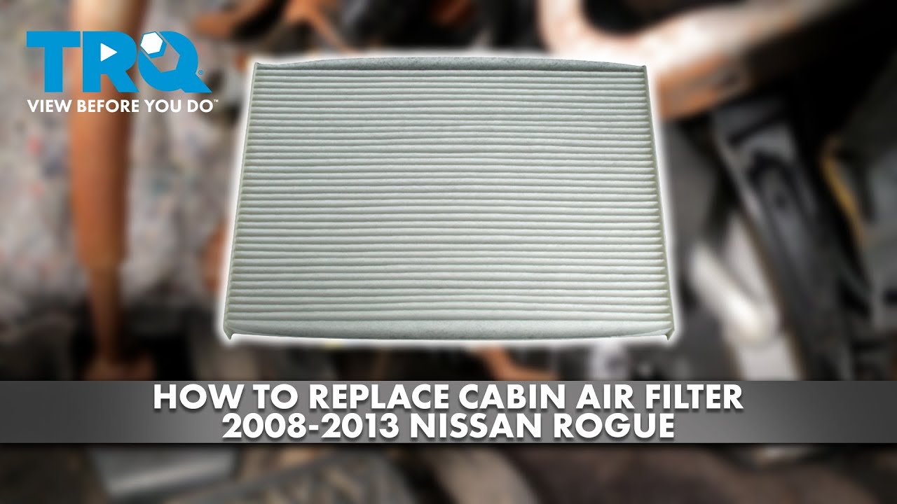 How to Replace Cabin Air Filter 20082013 Nissan Rogue 1A Auto