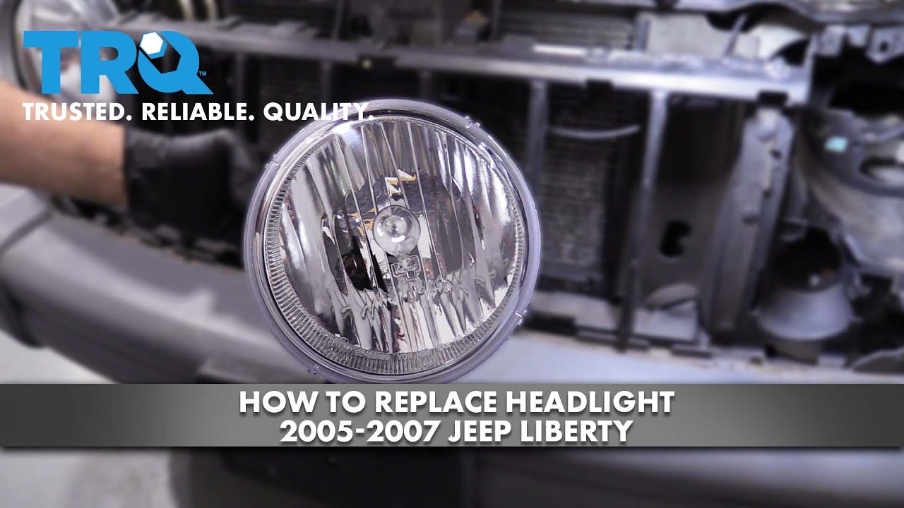 How to Replace Headlight 200507 Jeep Liberty 1A Auto