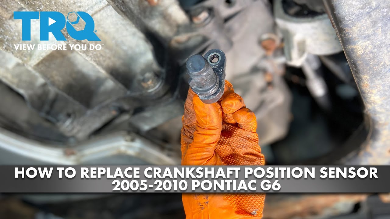 How to Replace Crankshaft Position Sensor 20052010 Pontiac G6 1A Auto