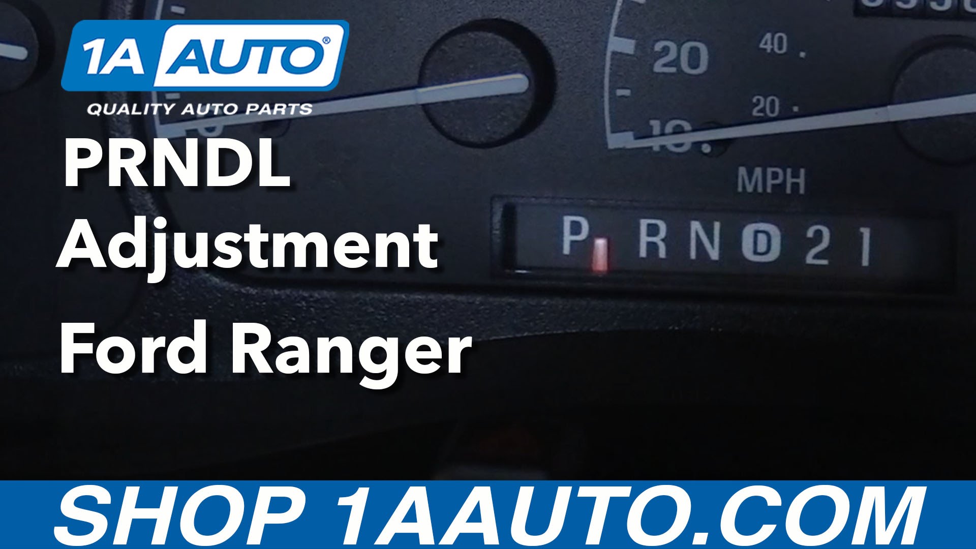 How to Adjust Shift Indicator 19982012 Ford Ranger Explorer F Series