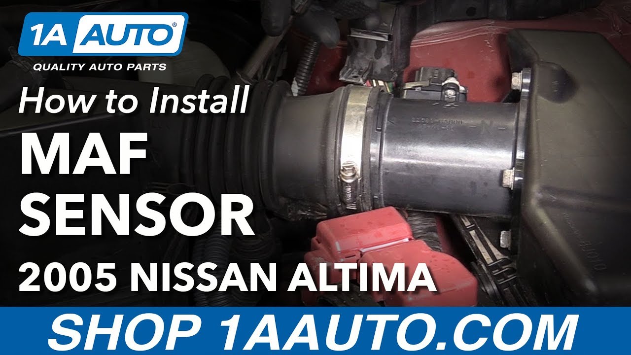 How to Replace MAF Sensor and Housing 0406 Nissan Altima 1A Auto