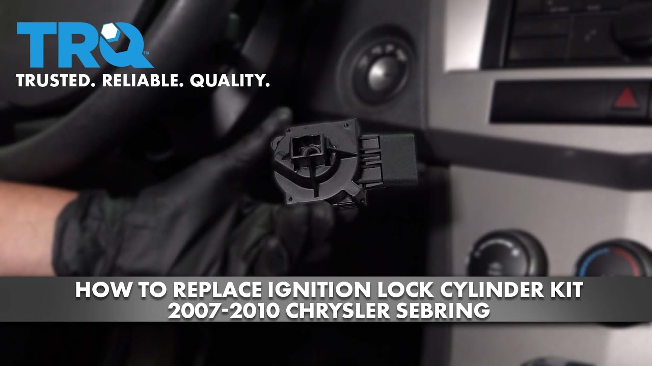 How to Replace Ignition Lock Cylinder Kit 20072010 Chrysler Sebring