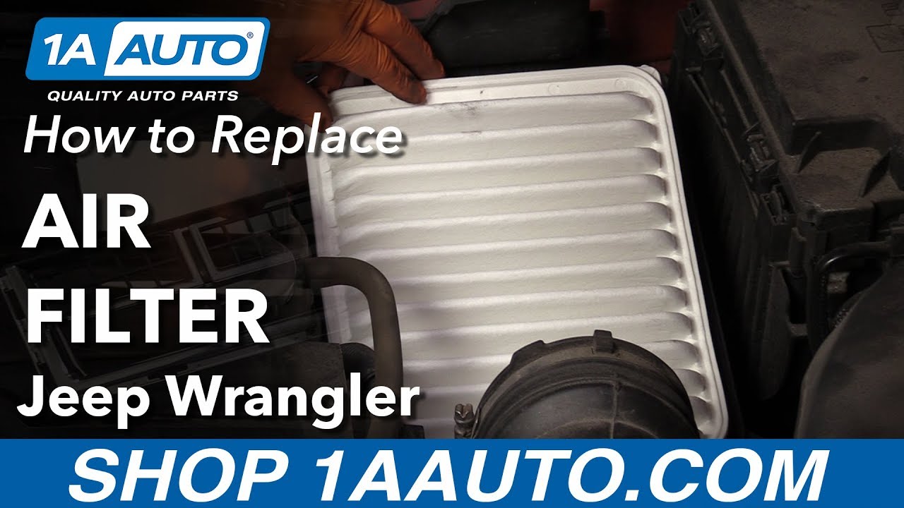 How to Change Air Filter 200618 Jeep Wrangler 1A Auto
