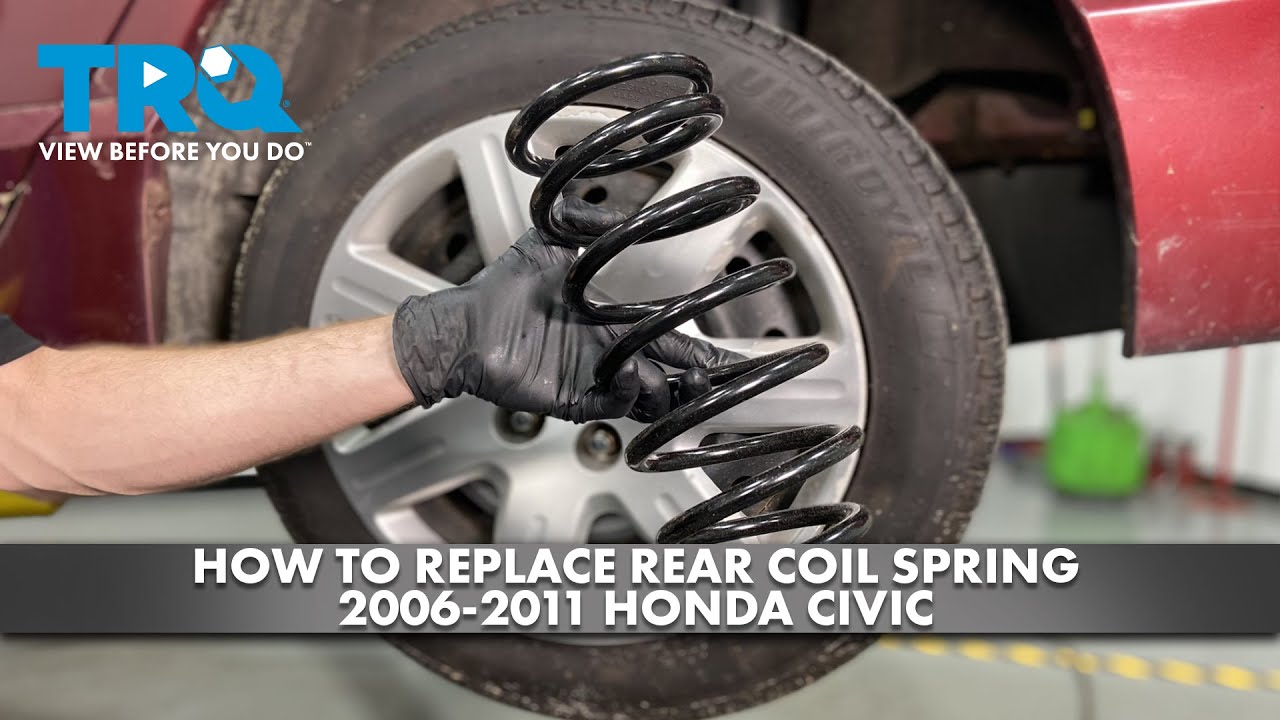 How to Replace Rear Coil Spring 20062011 Honda Civic 1A Auto