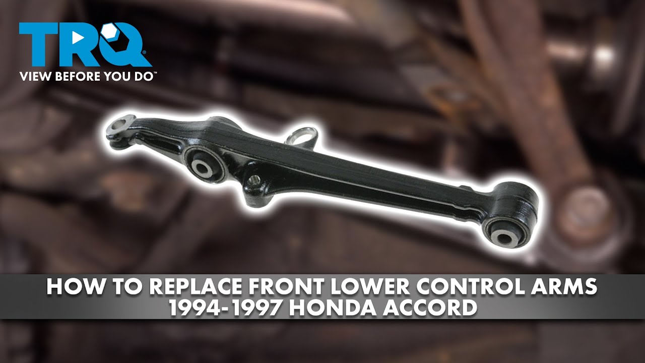 How to Replace Front Lower Control Arms 1994-1997 Honda Accord | 1A Auto