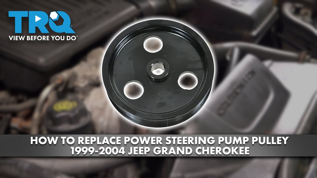How to Replace Power Steering Pump Pulley 19992004 Jeep Grand Cherokee