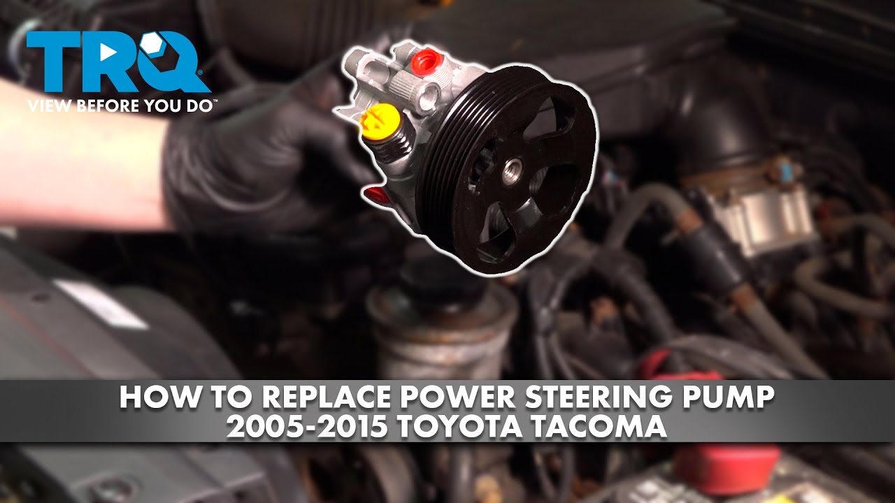 How to Replace Power Steering Pump 20052015 Toyota 1A Auto