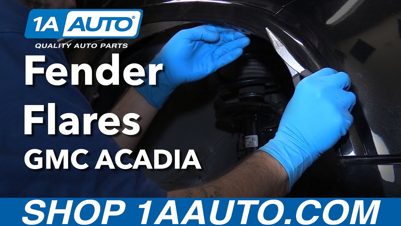 How to Replace Fender Flares 200716 GMC Acadia 1A Auto