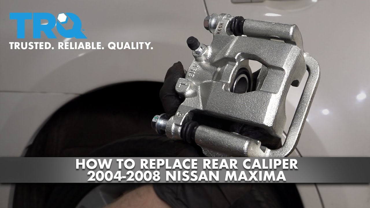 How To Replace Rear Brake Caliper 200408 Nissan Maxima 1A Auto