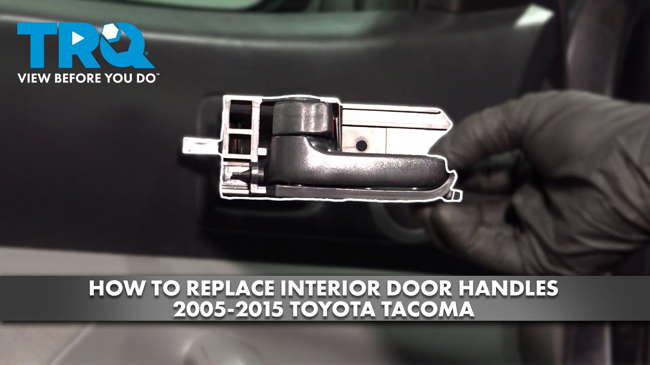 How to Replace Interior Door Handles 20052015 Toyota 1A Auto