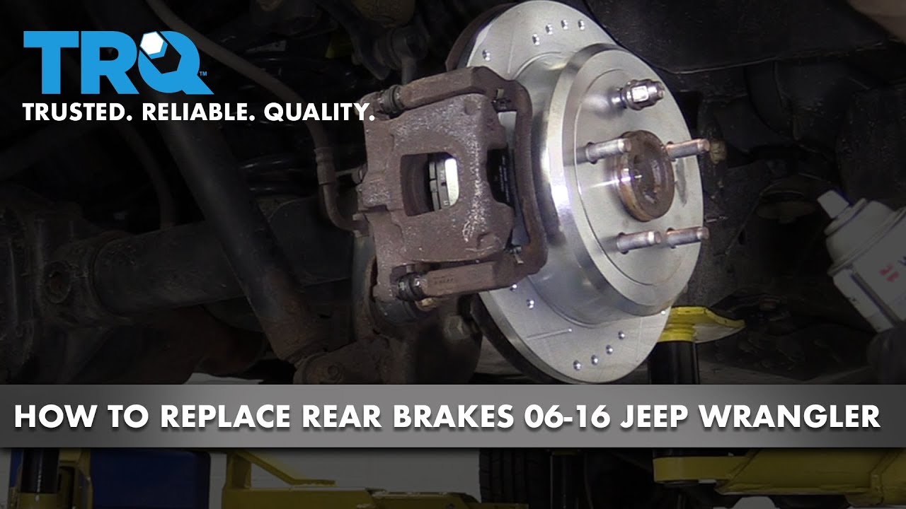 How to Replace Rear Brakes 200618 Jeep Wrangler 1A Auto