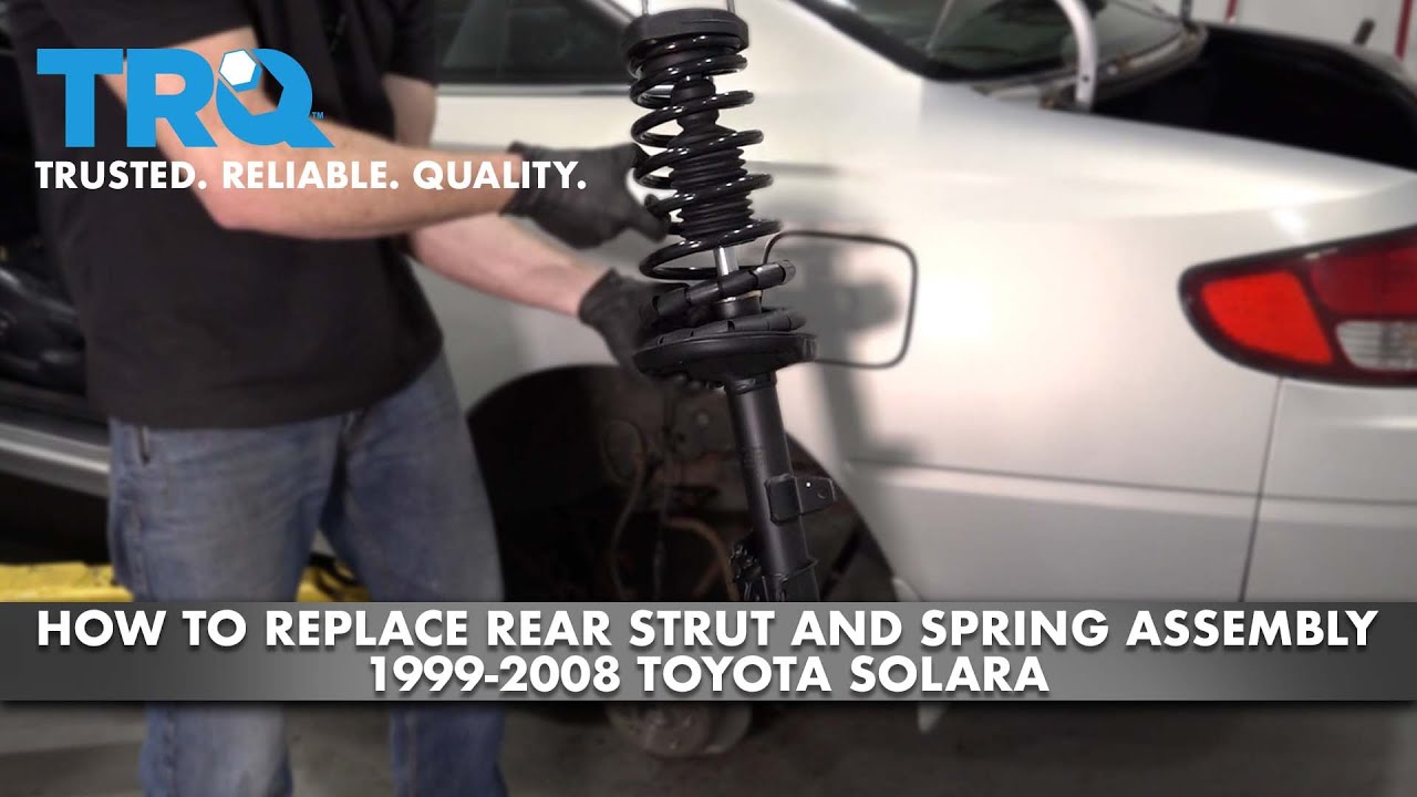 How to Replace Rear Strut and Spring Assembly 1999-2003 Toyota Solara ...
