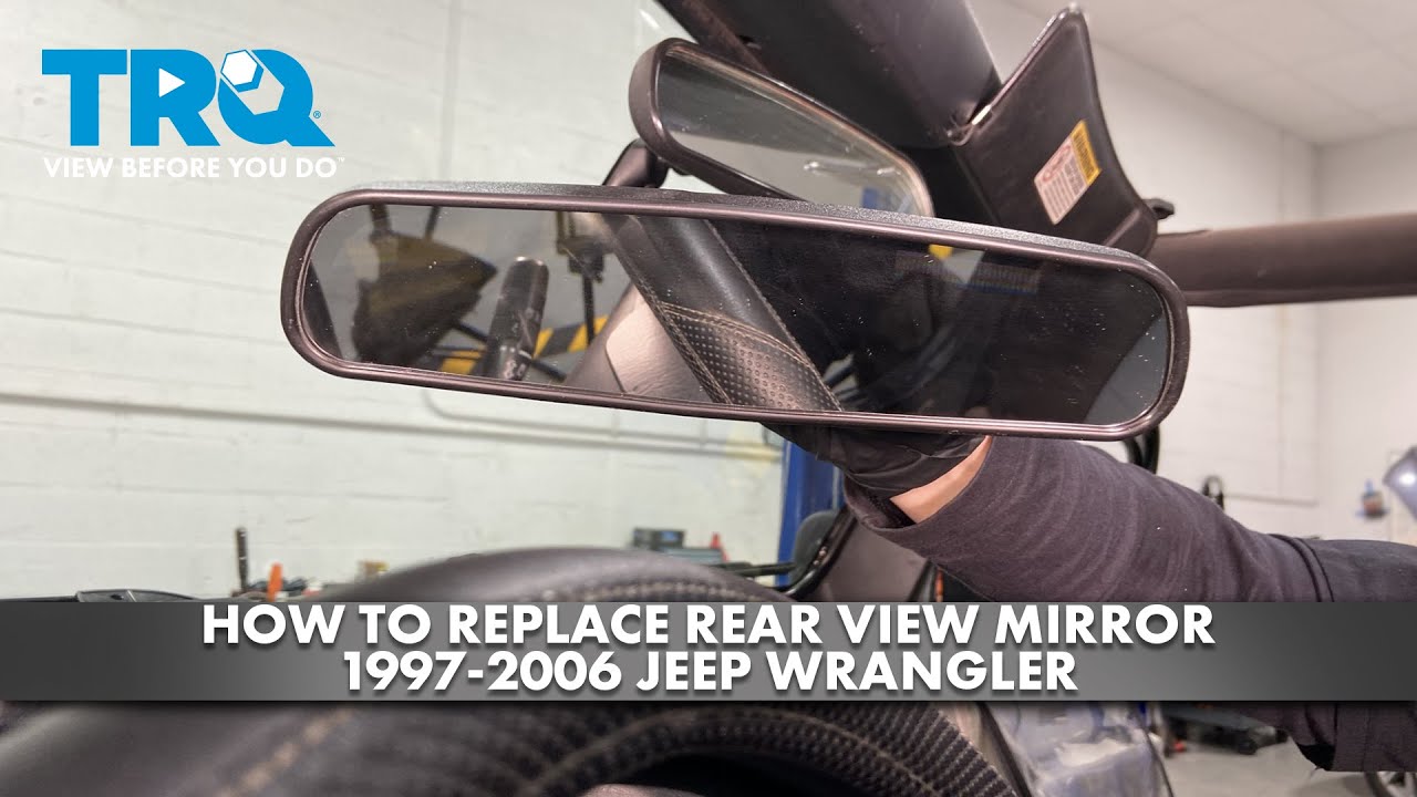 How to Replace Rear View Mirror 19972006 Jeep Wrangler 1A Auto