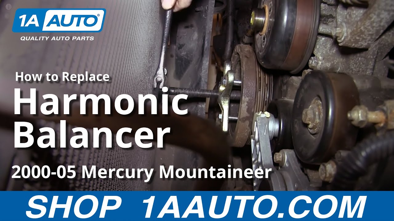 How to Replace Harmonic Balancer 200005 Mercury Mountaineer 1A Auto