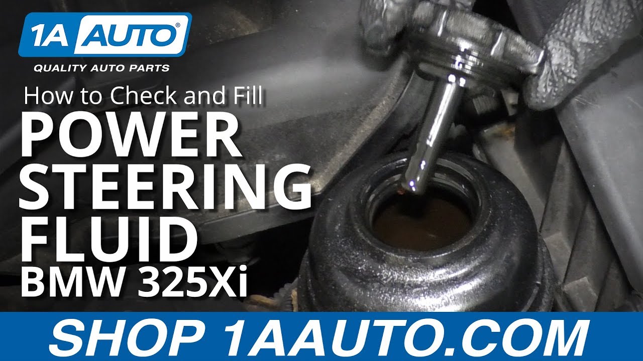 How to Check and Fill Power Steering Fluid 19972006 BMW 325Xi 1A Auto