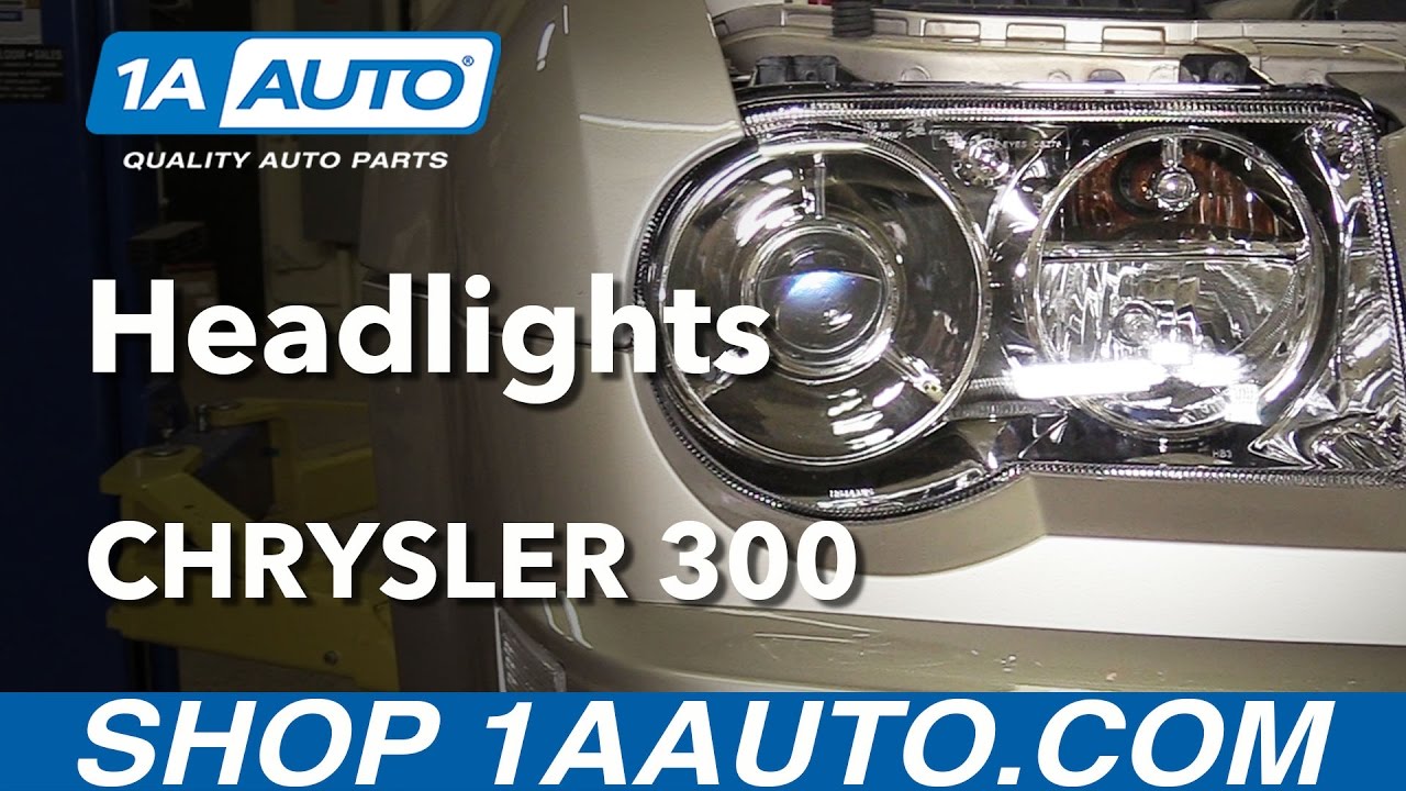 How to Replace Headlights 200509 Chrysler 300 1A Auto