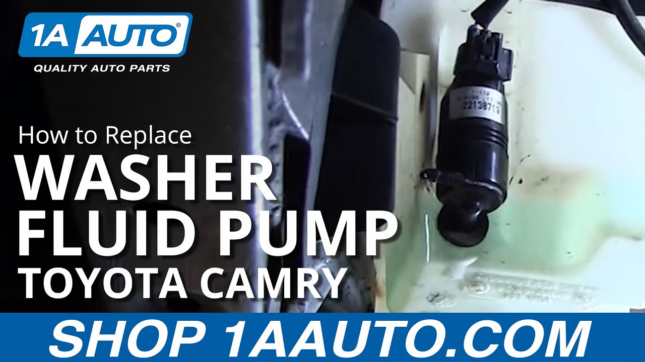 How to Replace Washer Pump 19972001 Toyota Camry 1A Auto