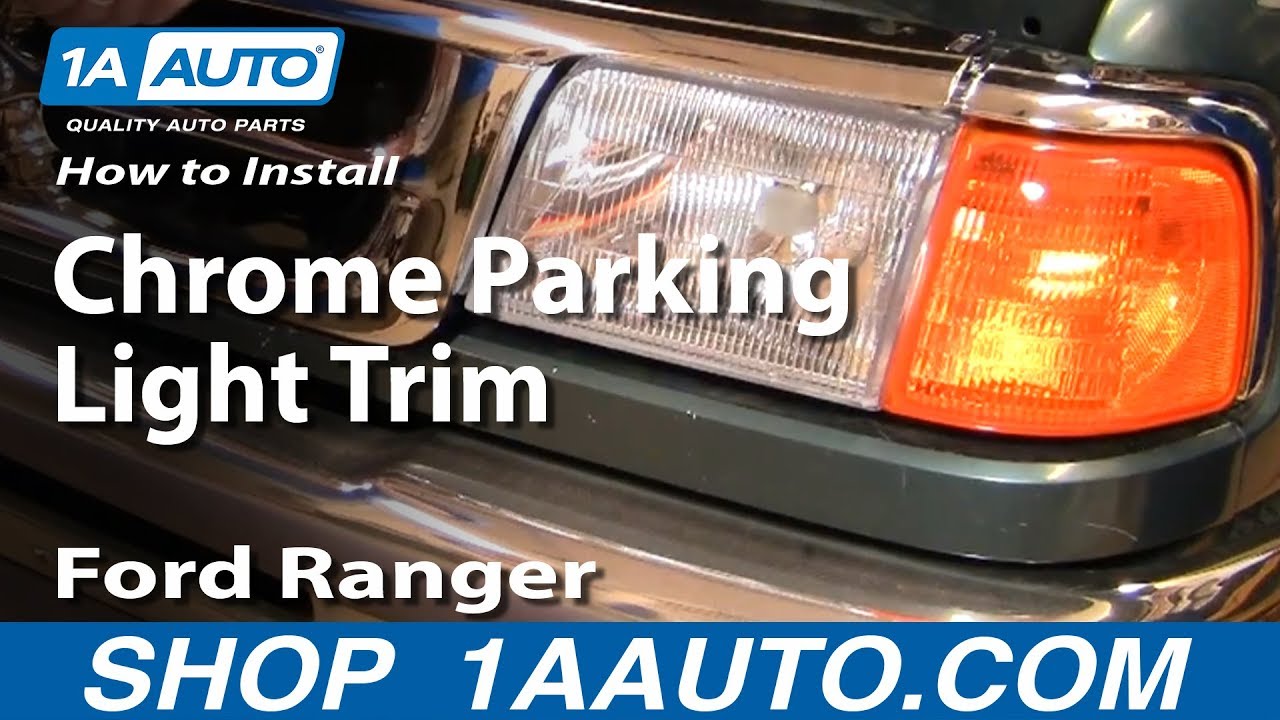 How to Replace Headlight Trim Molding 199397 Ford Ranger 1A Auto