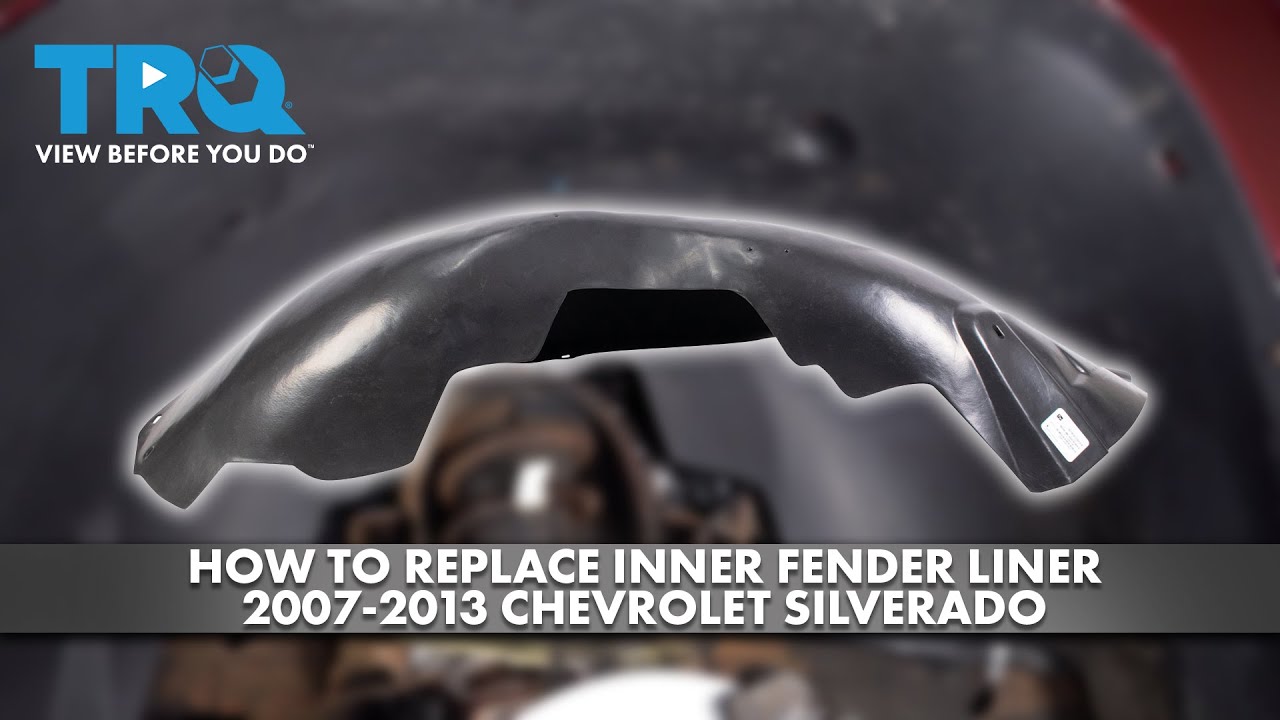 thumbnail image 2 of Front Right Inner Fender Liner For 2007-2013 Chevy Silverado 1500 - Black 2 of 3