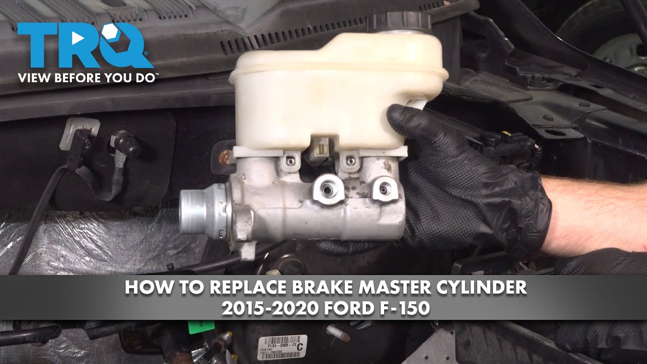 How to replace brake master cylinder 2015 2020 ford f 150 1a auto