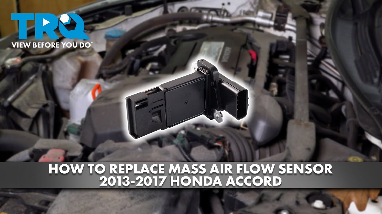 How to Replace Mass Air Flow Sensor 20132017 Honda Accord 1A Auto