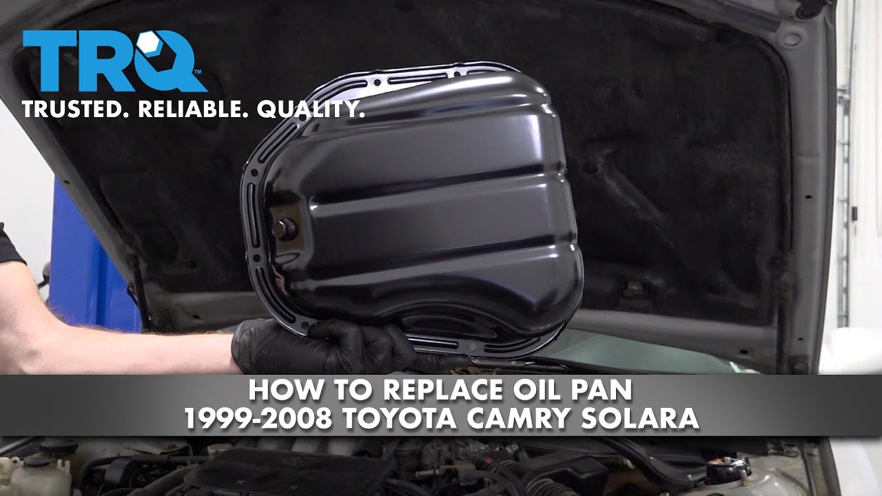 How To Replace Engine Oil Pan 19992003 Toyota Solara 1A Auto