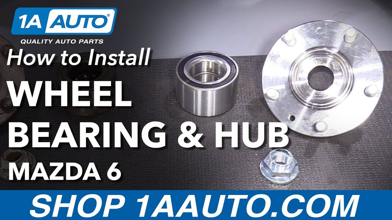How to Replace Front Wheel Bearing and Hub 200308 Mazda 6 1A Auto