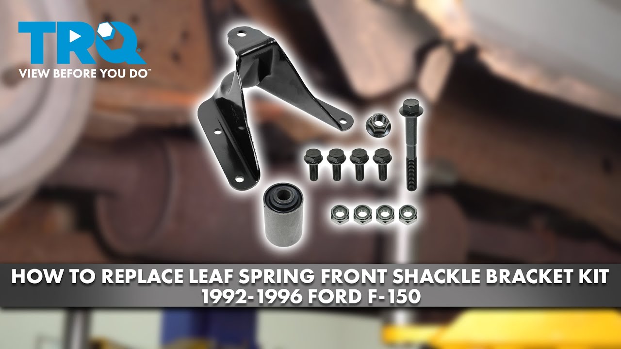 How to Replace Leaf Spring Front Shackle Bracket Repair Kit 19921996